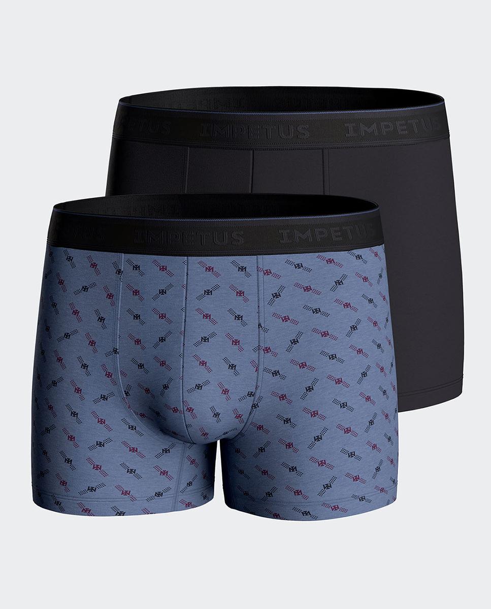Imagen 0 de Bipack de bóxer de hombre de algodón y modal.