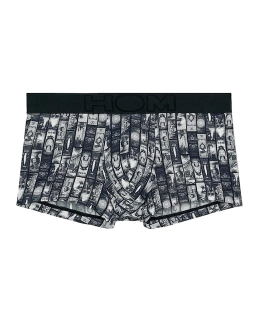 Imagen 0 de Bóxer cerrado en poliamida estampado de hombre