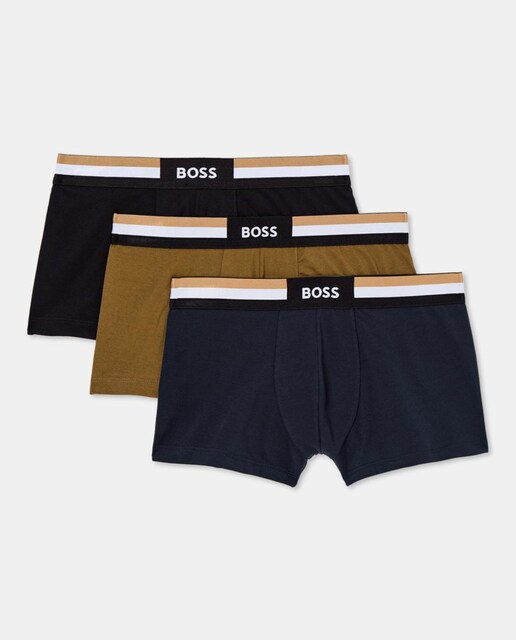 Imagen 0 de Pack de tres boxers de hombre en algodón.