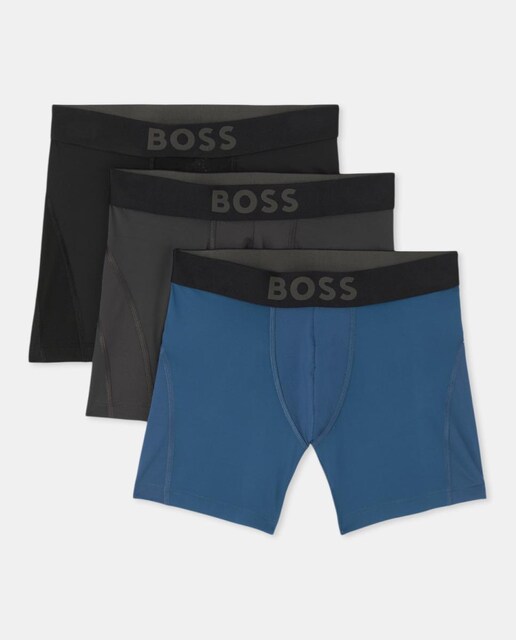 Imagen 0 de Pack de tres bóxeres de hombre en poliamida.