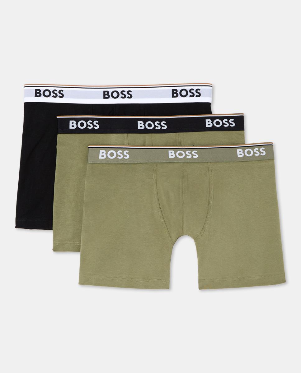 Imagen 0 de Pack de tres bóxeres de hombre en algodón.
