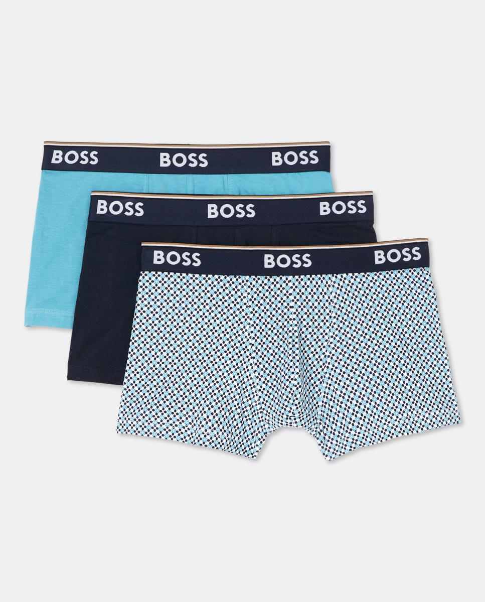 Imagen 0 de Pack de tres bóxeres de hombre en algodón.