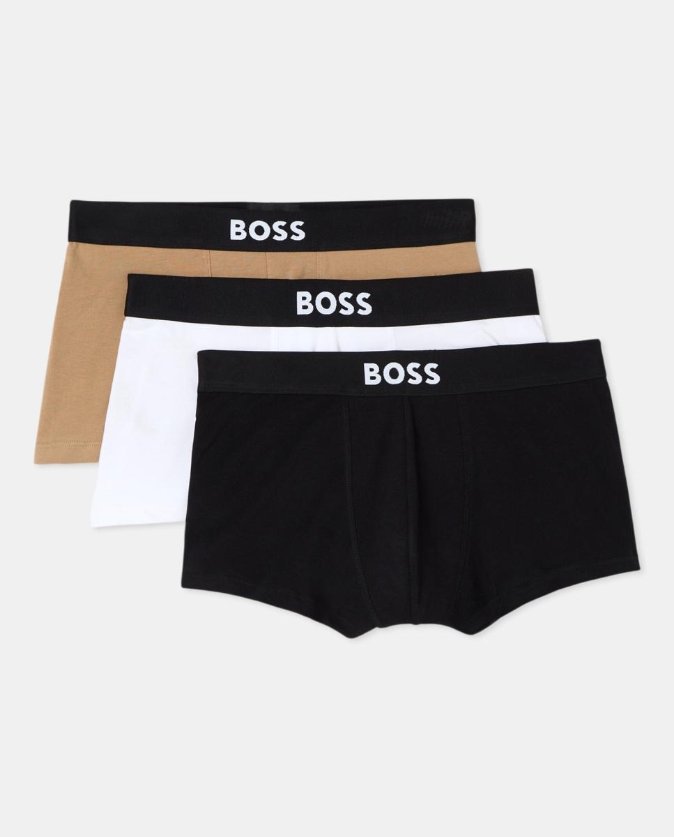 Imagen 0 de Pack de tres boxers de hombre variados en algodón