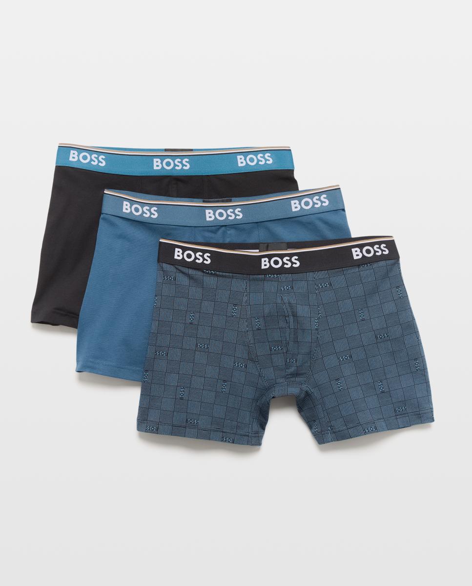 Imagen 0 de Pack de tres bóxeres de hombre en algodón.