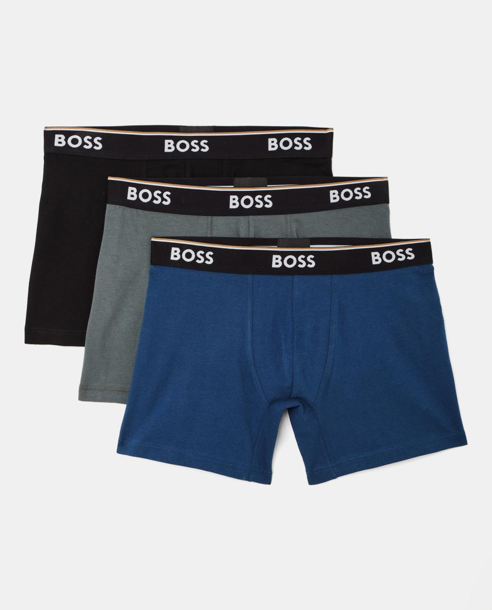 Imagen 0 de Pack de tres bóxeres de hombre en algodón.