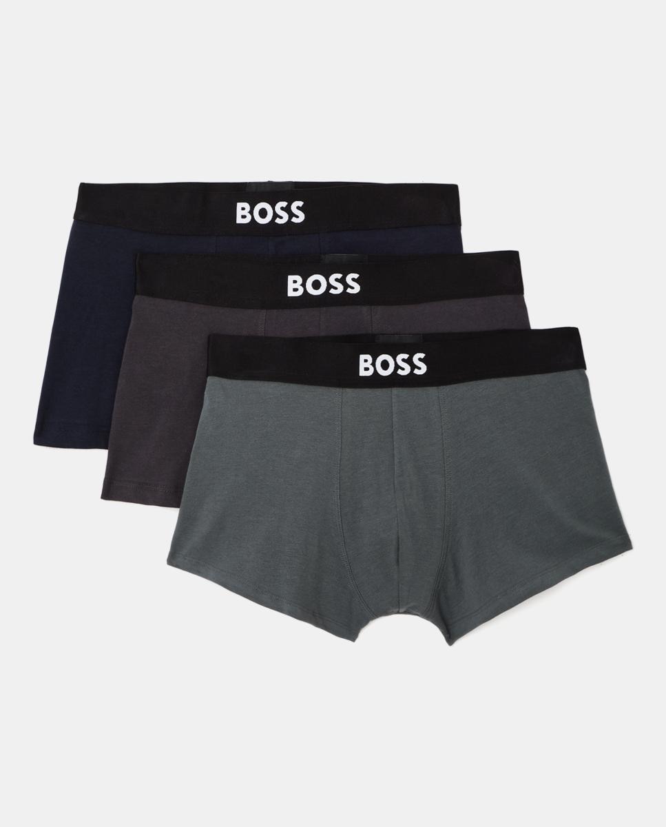 Imagen 0 de Pack de tres boxers de hombre variados en algodón