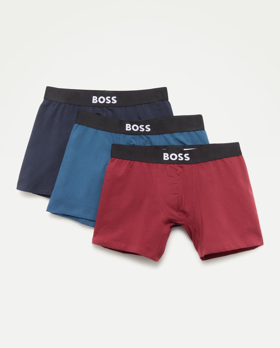 Imagen 0 de Pack de tres boxers largos de hombre en algodón