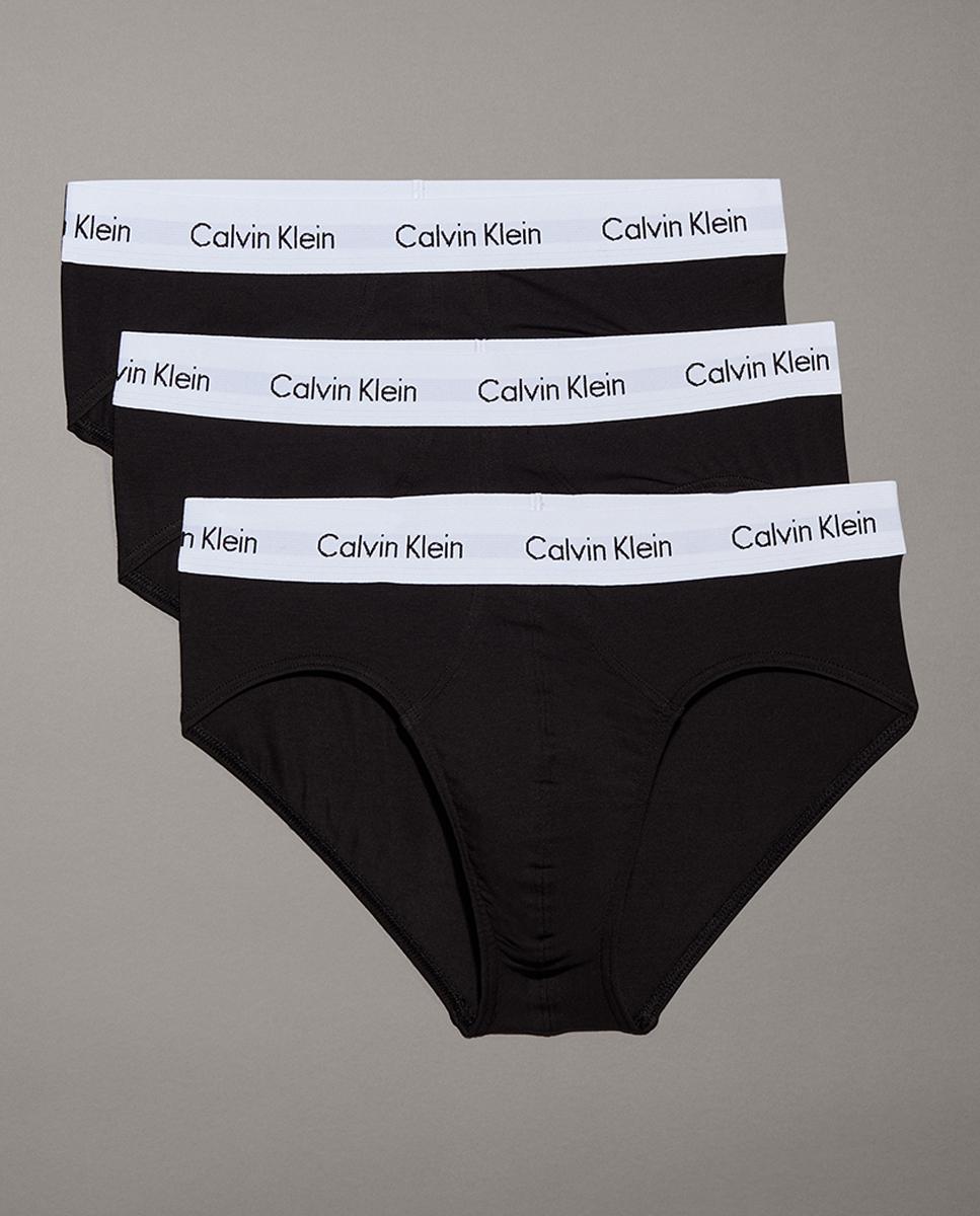 Imagen 0 de Pack tres slips de hombre Calvin Klein negros