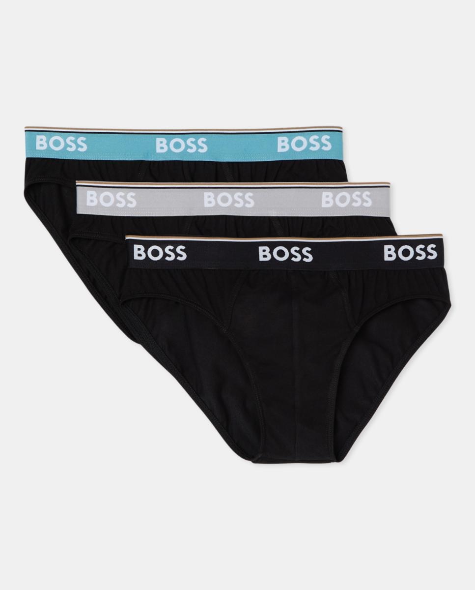 Imagen 0 de Pack de tres slips de hombre color variado.