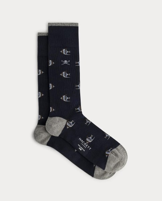 Imagen 0 de Pack de calcetines de algodón con peces.