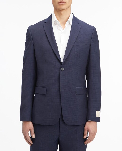Imagen 0 de Blazer Hombre de lana con micro cuadros
