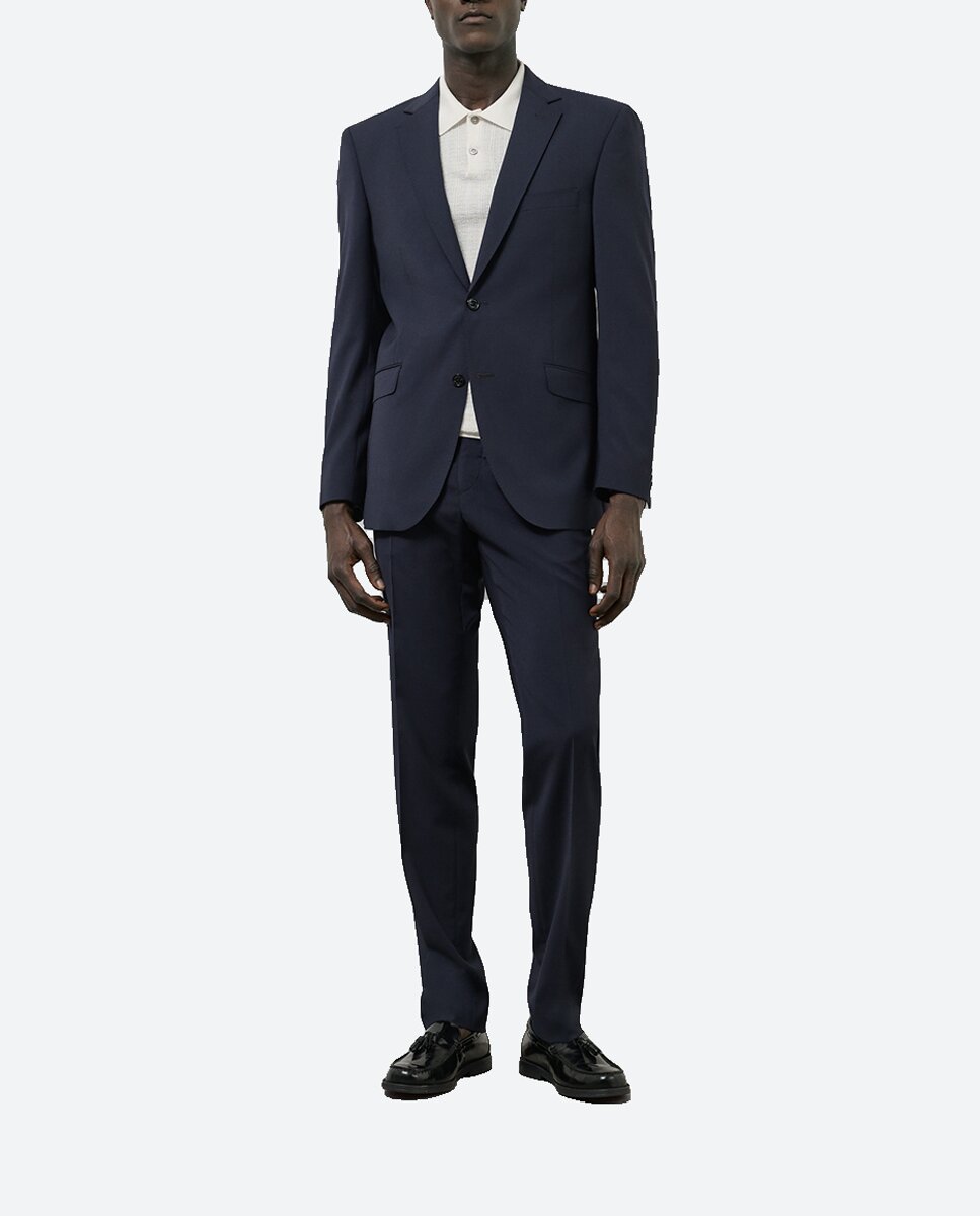 Imagen 0 de Traje de hombre half canvas regular fit liso