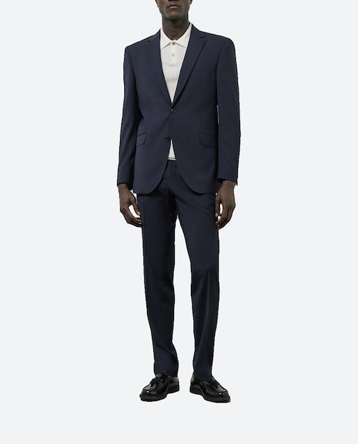 Imagen 0 de Traje de hombre half canvas regular fit liso