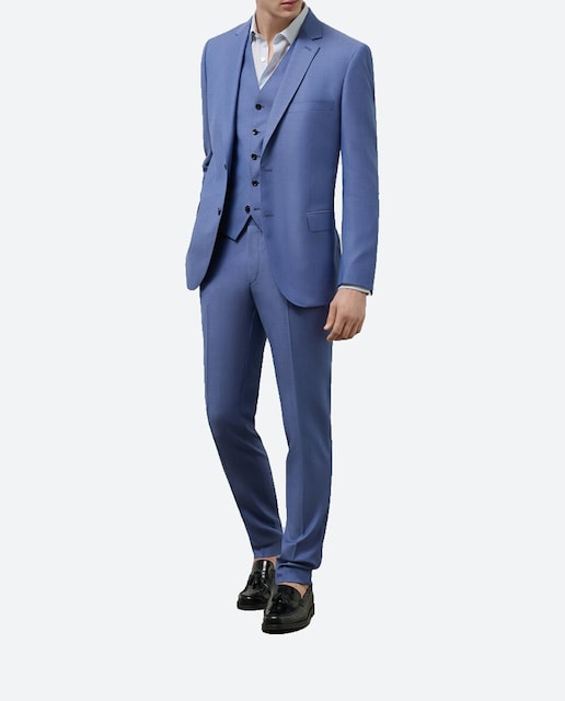 Imagen 0 de Traje de hombre half canvas slim fit falso liso