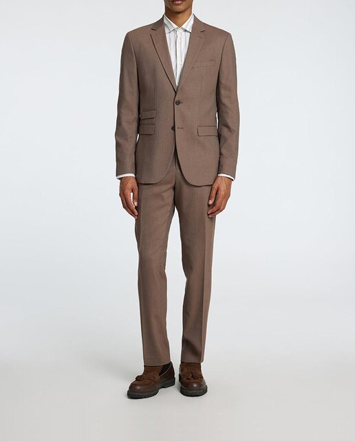 Imagen 0 de Pantalón de traje de hombre Slim Fit liso