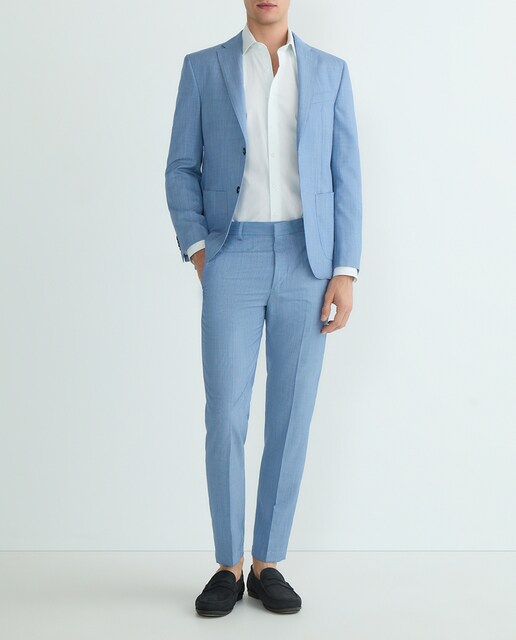 Imagen 0 de Pantalón de hombre de traje celeste