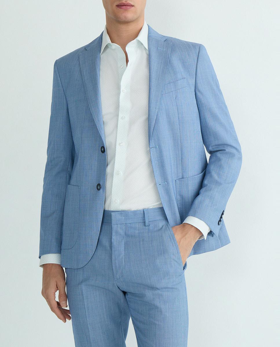 Imagen 0 de Chaqueta de hombre de traje celeste