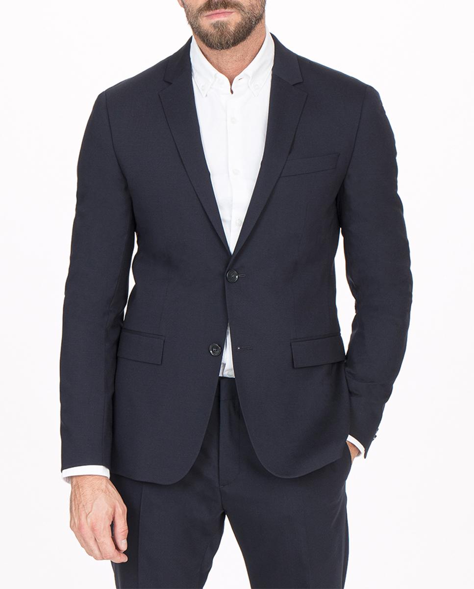 Imagen 0 de Chaqueta de traje de hombre slim liso azul