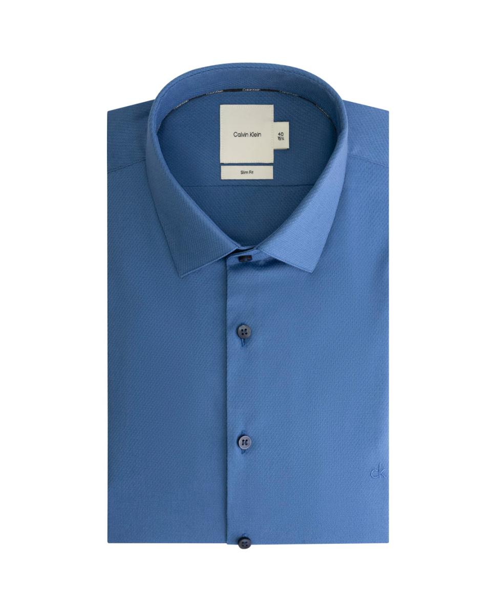 Imagen 0 de Camisa de hombre de vestir slim con estructura.