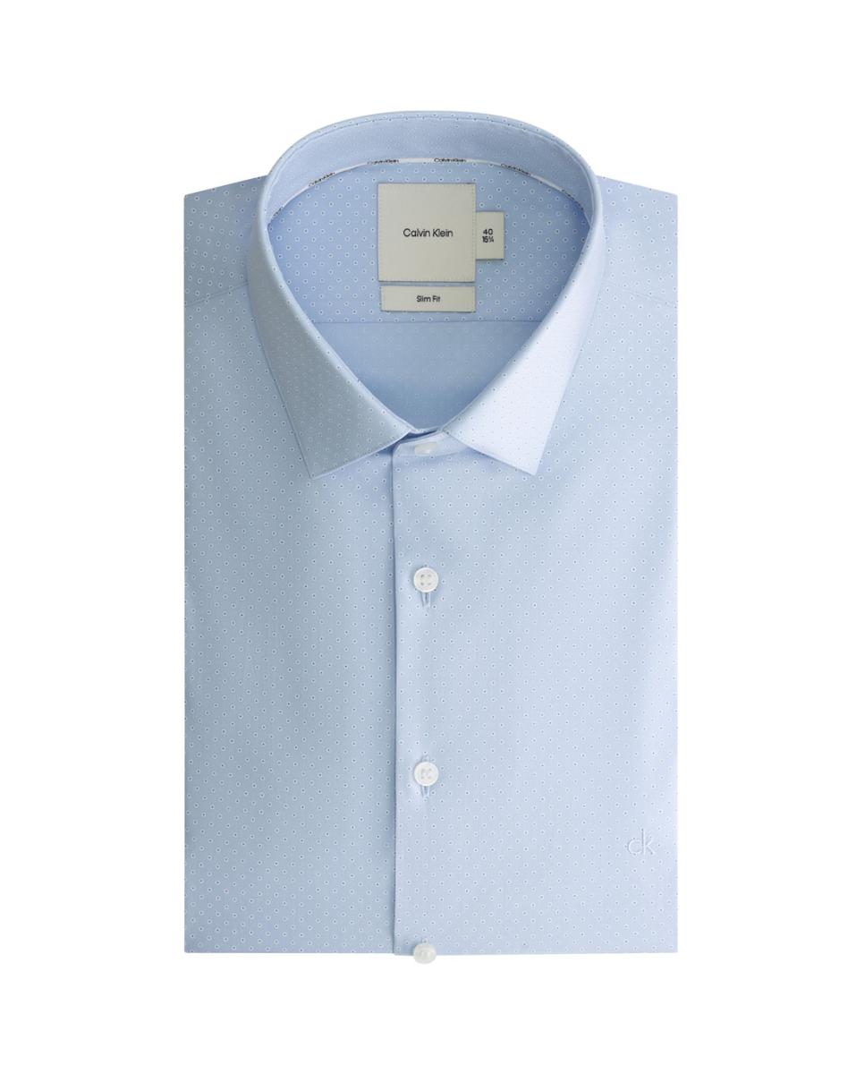 Imagen 0 de Camisa de hombre de vestir slim con estampado.