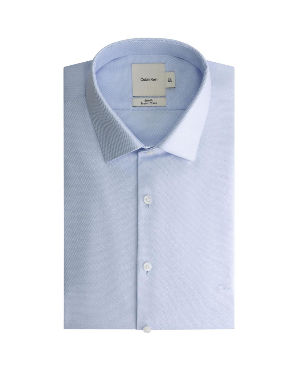 Imagen 0 de Camisa de hombre de vestir slim de fácil planchado con estructura.