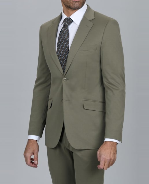 Imagen 0 de Traje de hombre semi-entallado con dos bolsillos laterales