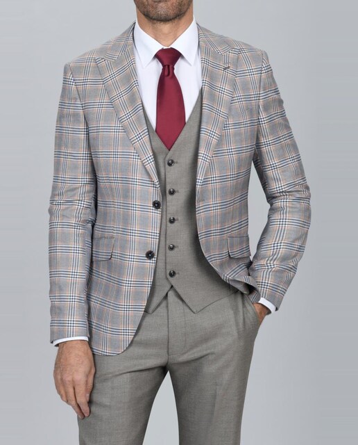 Imagen 0 de Coordinado de traje con chaleco de hombre
