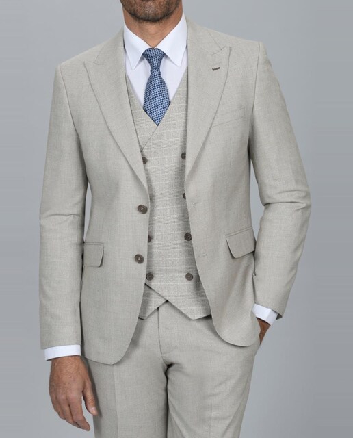 Imagen 0 de Coordinado de traje con chaleco de hombre