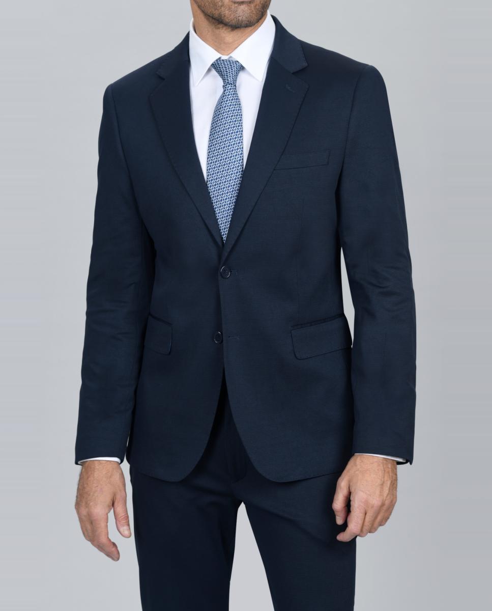 Imagen 0 de Traje de hombre slim-fit falso liso