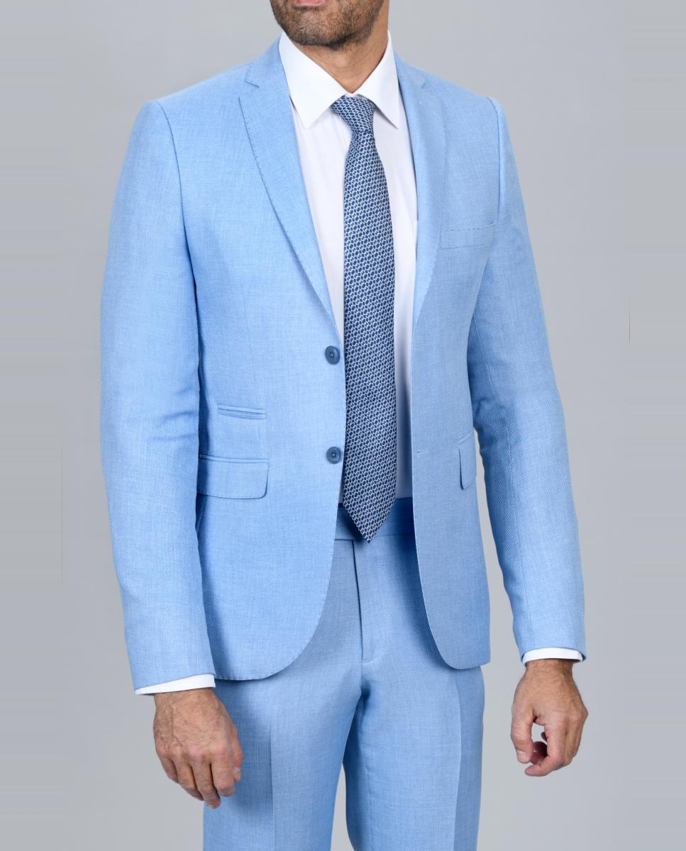 Imagen 0 de Traje de hombre slim-fit en esterilla