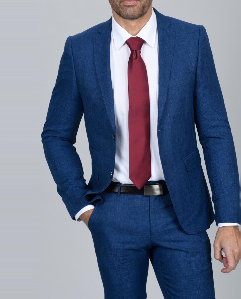 Imagen 0 de Traje de hombre slim-fit en esterilla
