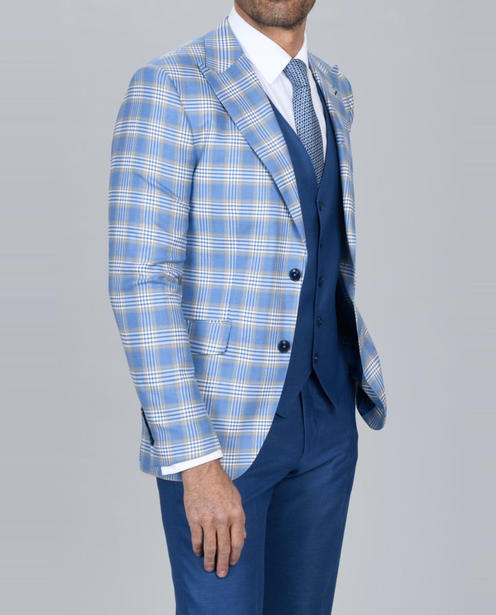 Imagen 0 de Coordinado de traje con chaleco de hombre