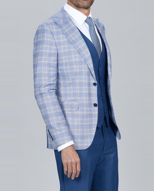 Imagen 0 de Coordinado de traje con chaleco de hombre