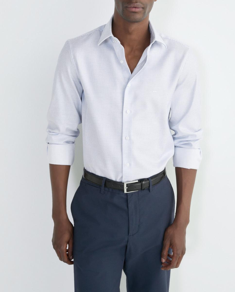 Imagen 0 de Camisa de hombre de vestir modern fit con cuadros.