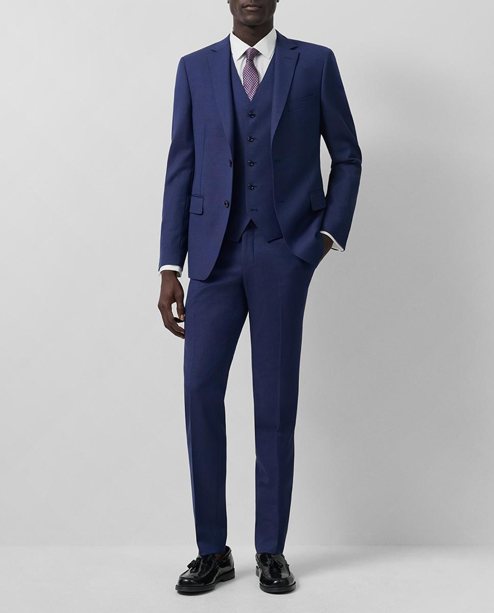 Imagen 0 de Traje de hombre half canvas slim fit falso liso