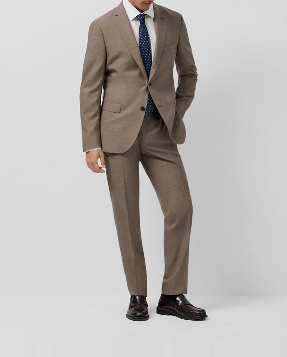 Imagen 0 de Traje de hombre half canvas slim fit falso liso
