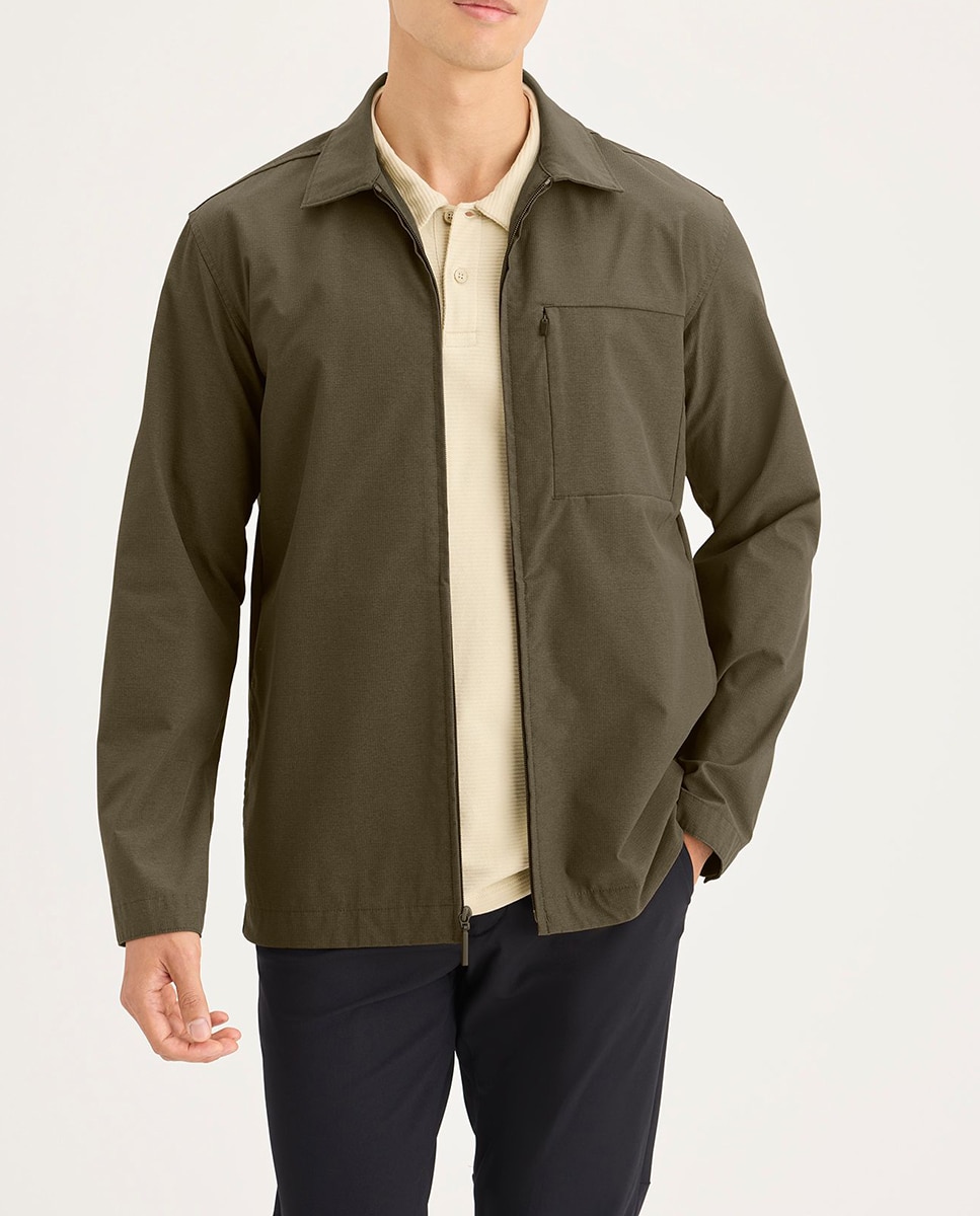 Imagen 0 de Sobrecamisa de hombre tejido ligero