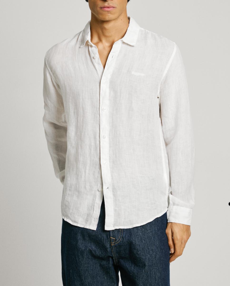 Imagen 0 de Camisa de hombre manga larga corte regular