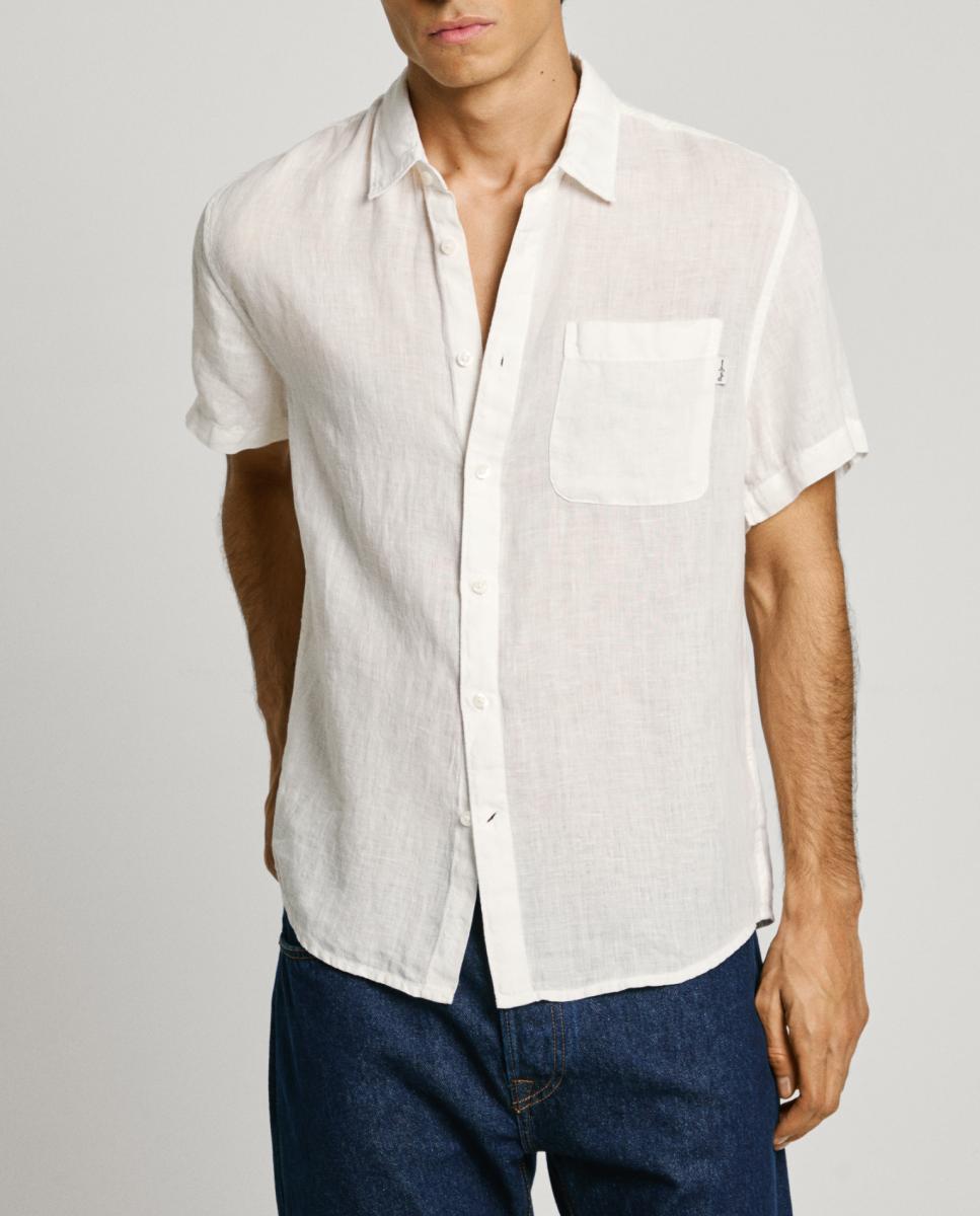 Imagen 0 de Camisa de hombre manga larga corte regular