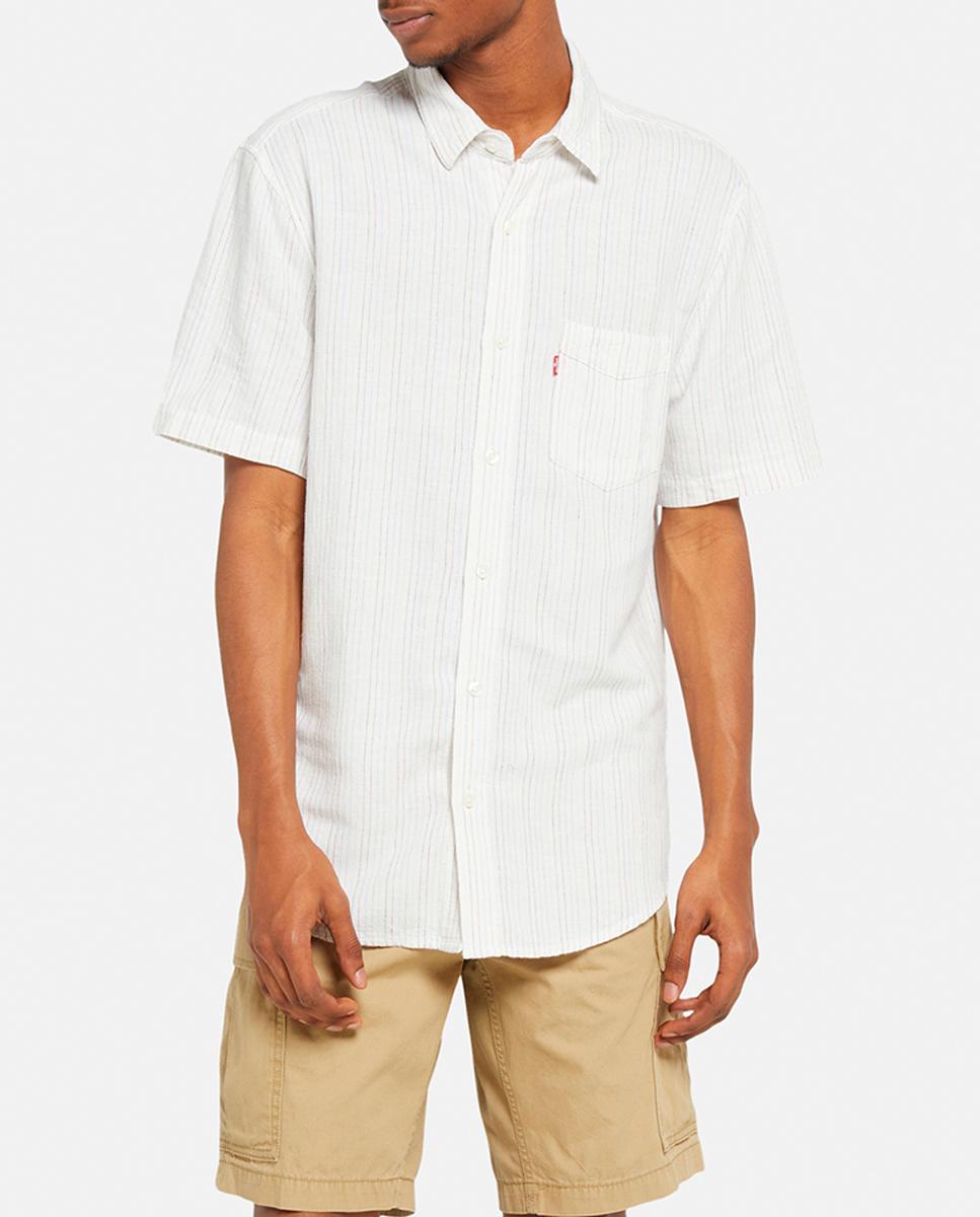 Imagen 0 de Camisa de rayas de hombre regular