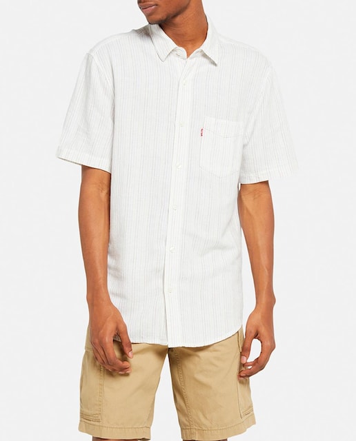 Imagen 0 de Camisa de rayas de hombre regular