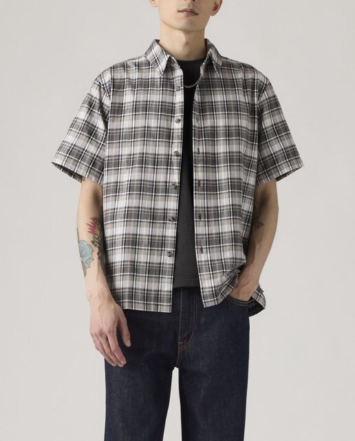 Imagen 0 de Camisa crop de algodón de hombre manga corta