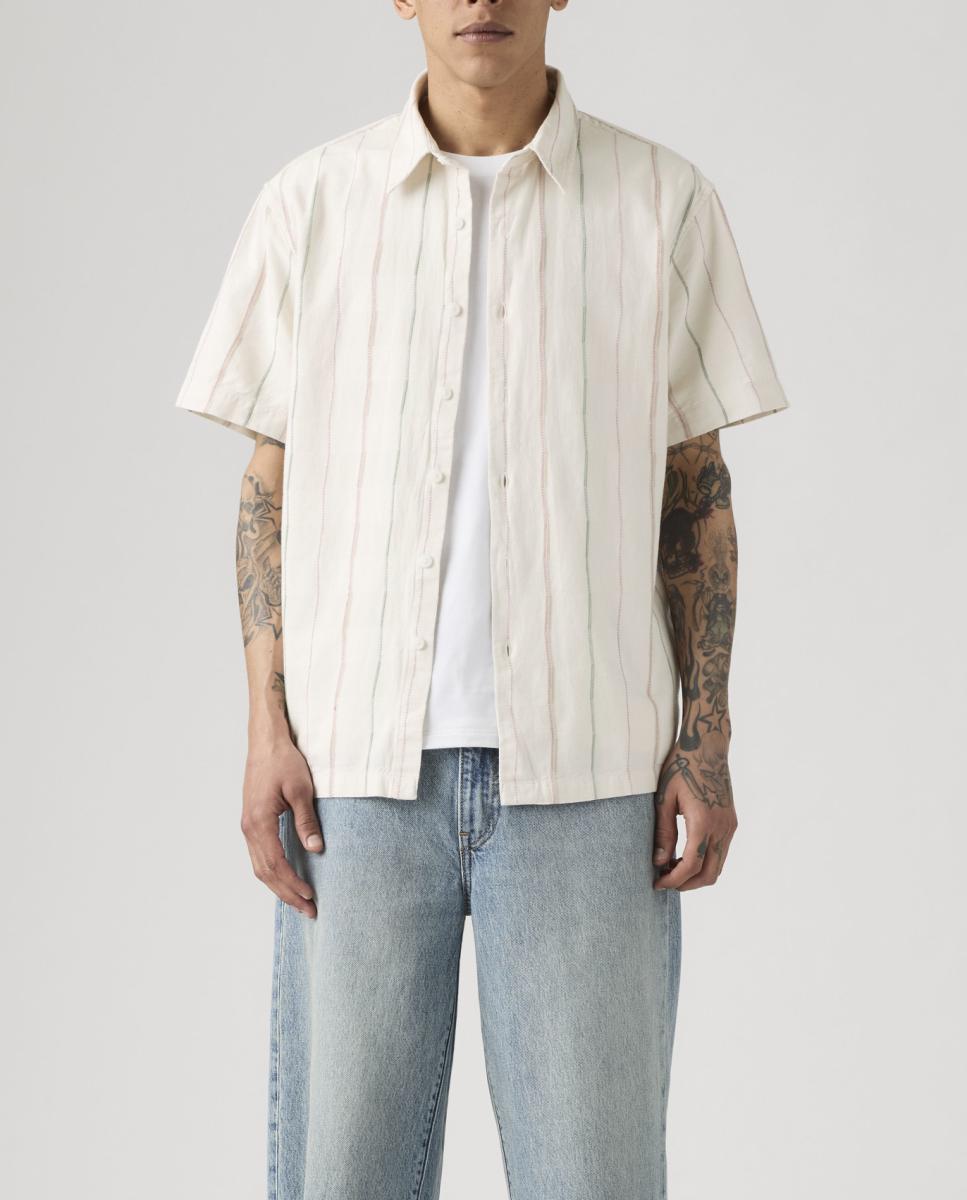 Imagen 0 de Camisa crop de algodón de hombre manga corta