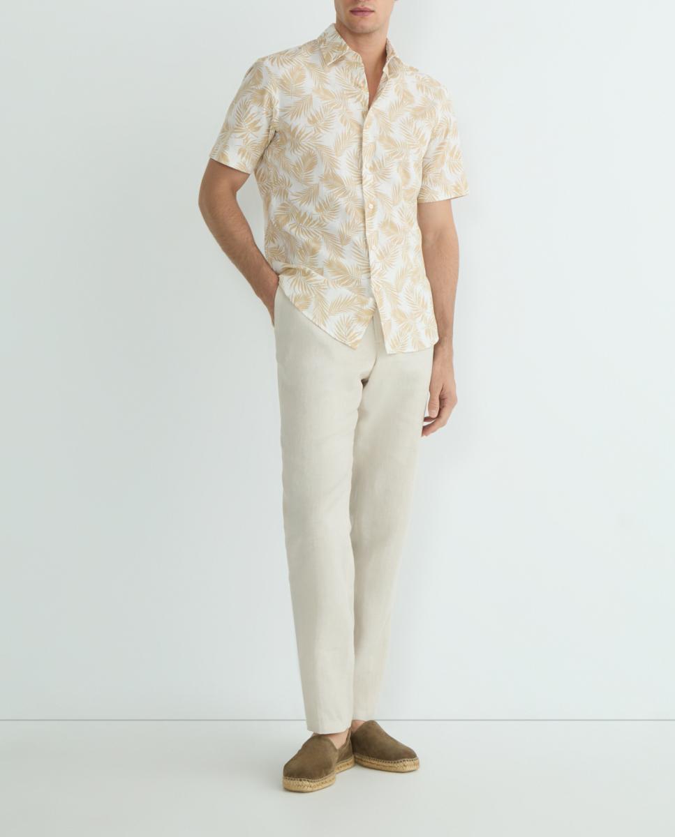 Imagen 0 de Camisa de hombre de manga corta estampada