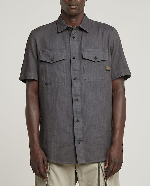 Imagen 0 de Camisa Marine de corte ajustado de hombre