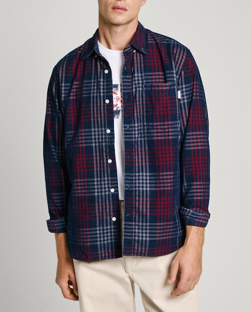 Imagen 0 de Camisa de hombre de manga larga y regular fit