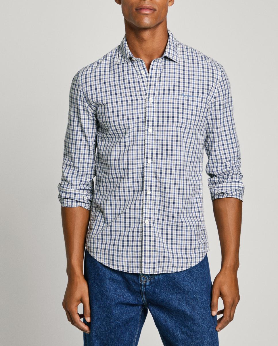 Imagen 0 de Camisa de hombre slim fit de manga larga