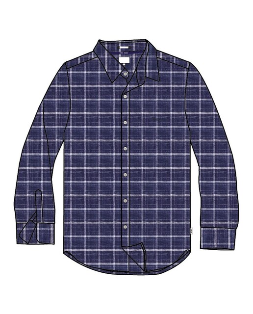 Imagen 0 de Camisa de hombre manga larga y corte regular