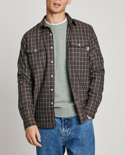 Imagen 0 de Camisa de hombre manga larga y corte regular