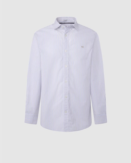 Imagen 0 de Camisa de hombre de manga larga en popelin